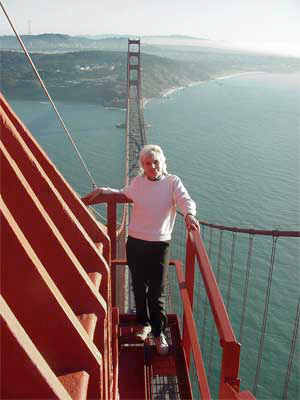 Anne L. Watson at Golden Gate Bridge
