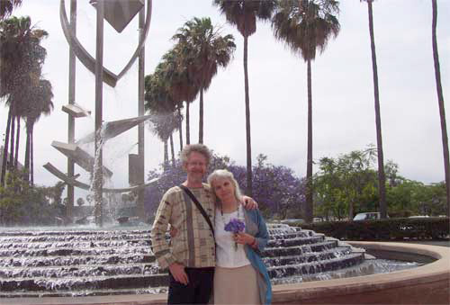 Anne L. Watson on wedding day